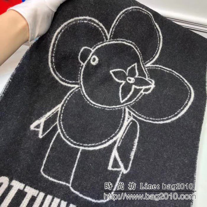 路易威登LV單款單色原單正品vivienne city 圍巾 LLWJ6081